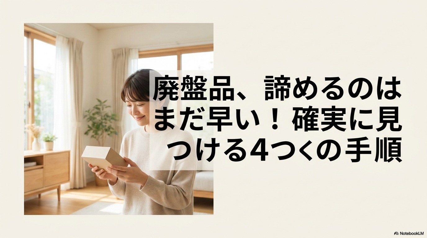 【もう廃盤品で悩まない!】探した結果|見つかる最終手段と代替案【2026年最新】